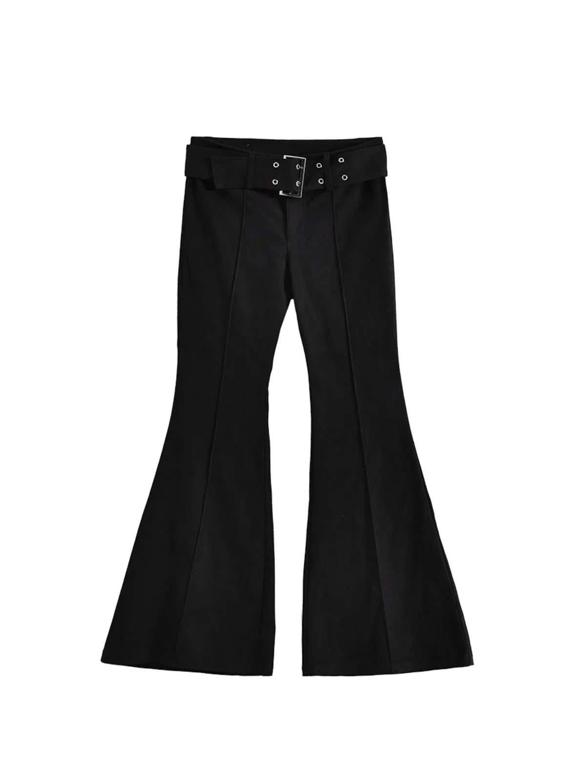 Women's Black Jeans Flare Pants Y2k Retro Emo Streetwear Fashion Trousers Harajuku Wide Yoga Pants 90s Aesthetic Clothes