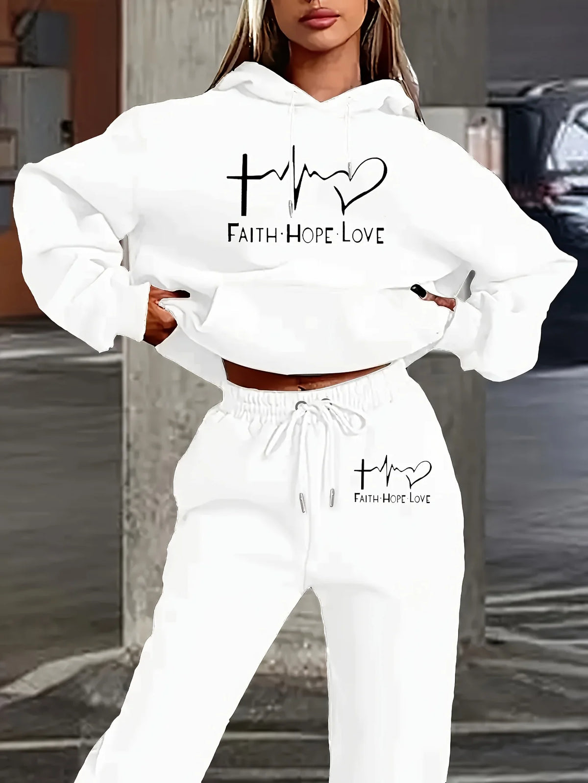Women Sets Hoodies Pants 2 Piece Outfits