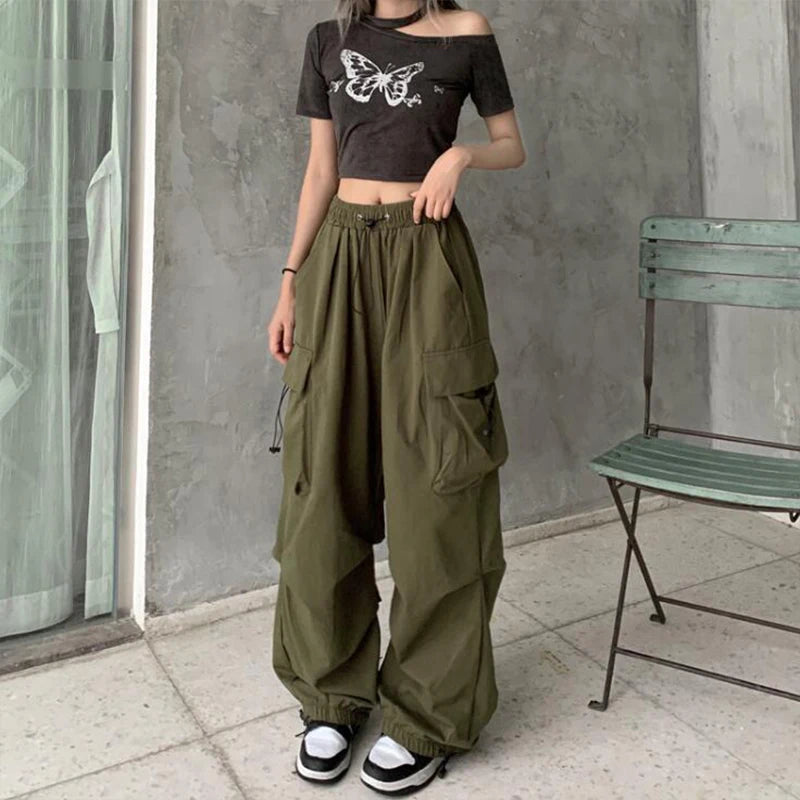 Women Casual Baggy Cargo Pants