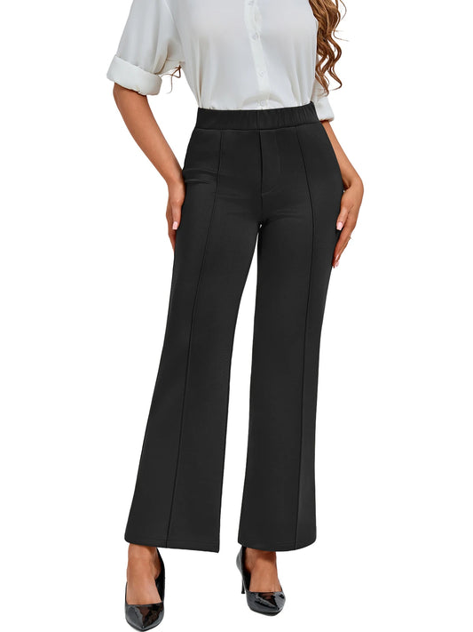 Ladies' Solid Color Casual Pants,