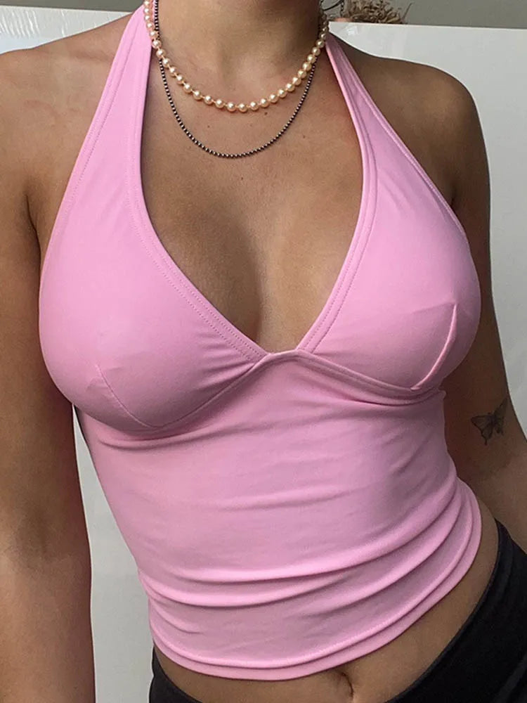 Summer Halter Camisole Tank Top