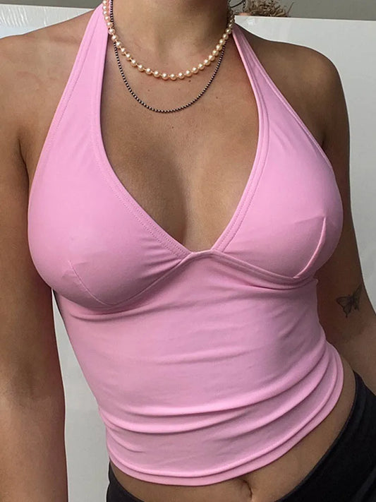 Summer Halter Camisole Tank Top