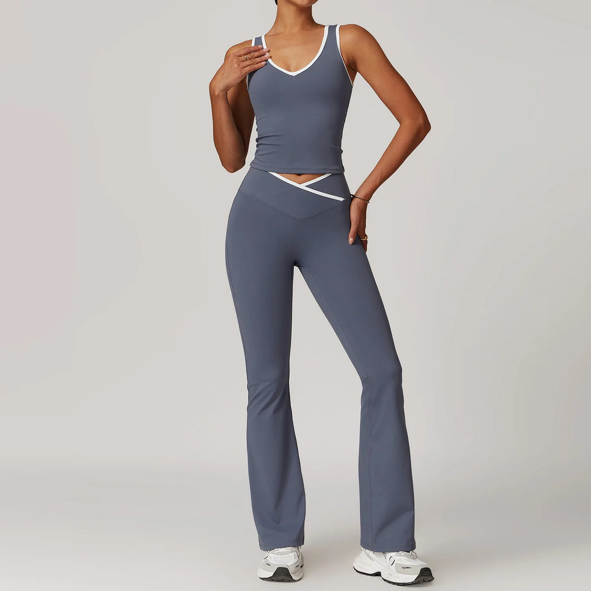 Women Clothes Yoga Set 2 Pieces Workout Outfits