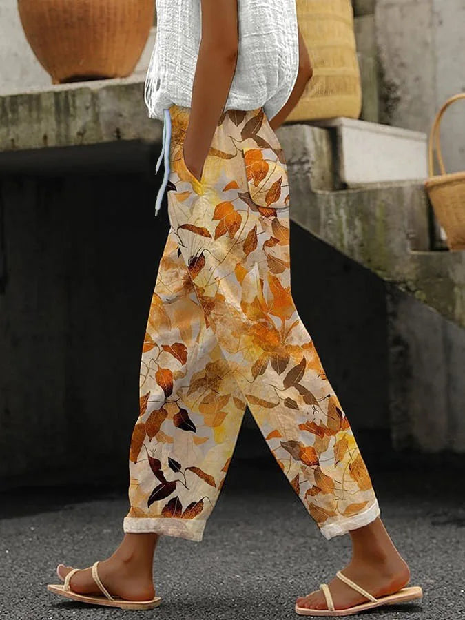 Ladies New Hot Plus Size Printed pants