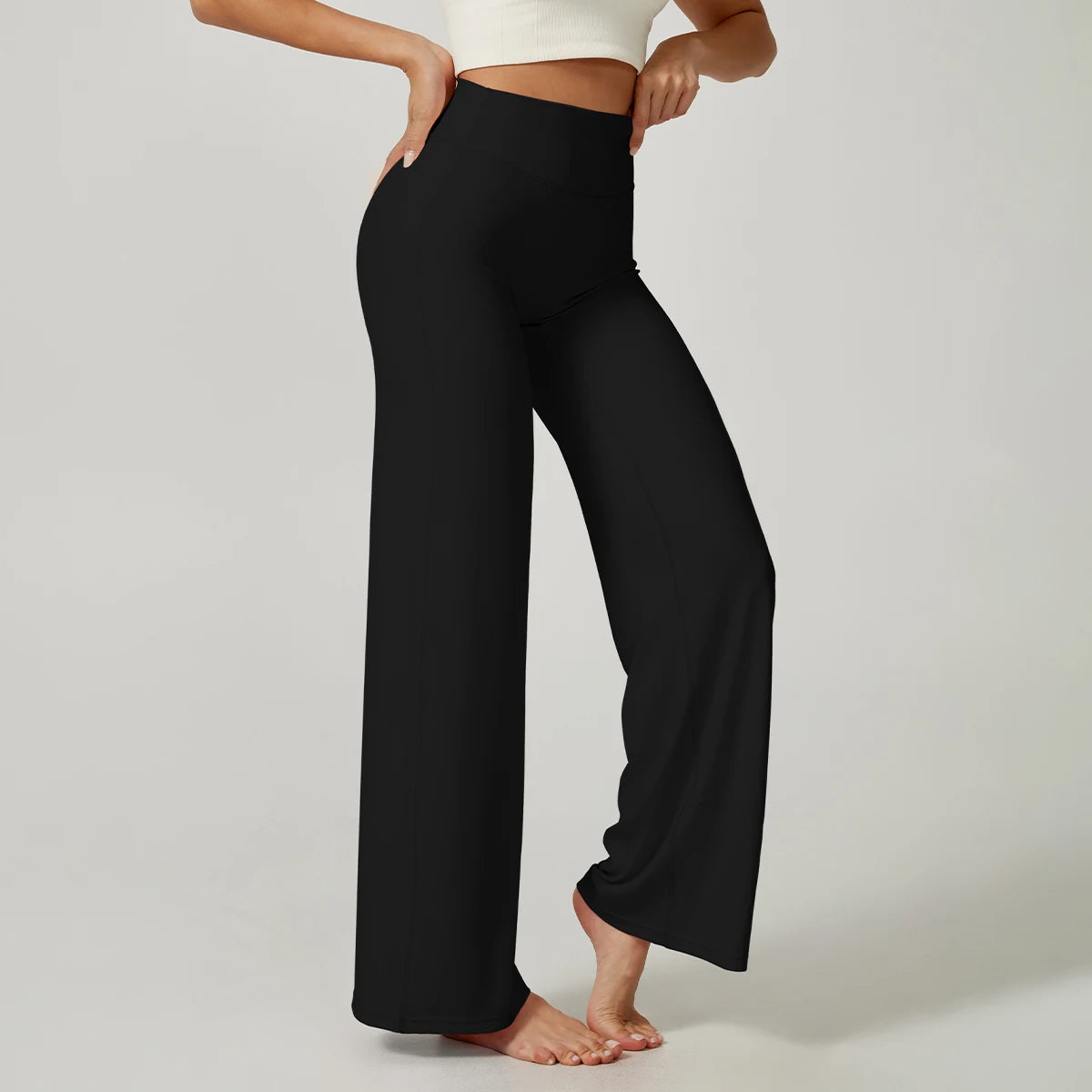 Women High Waist Wide Leg Yoga Pants