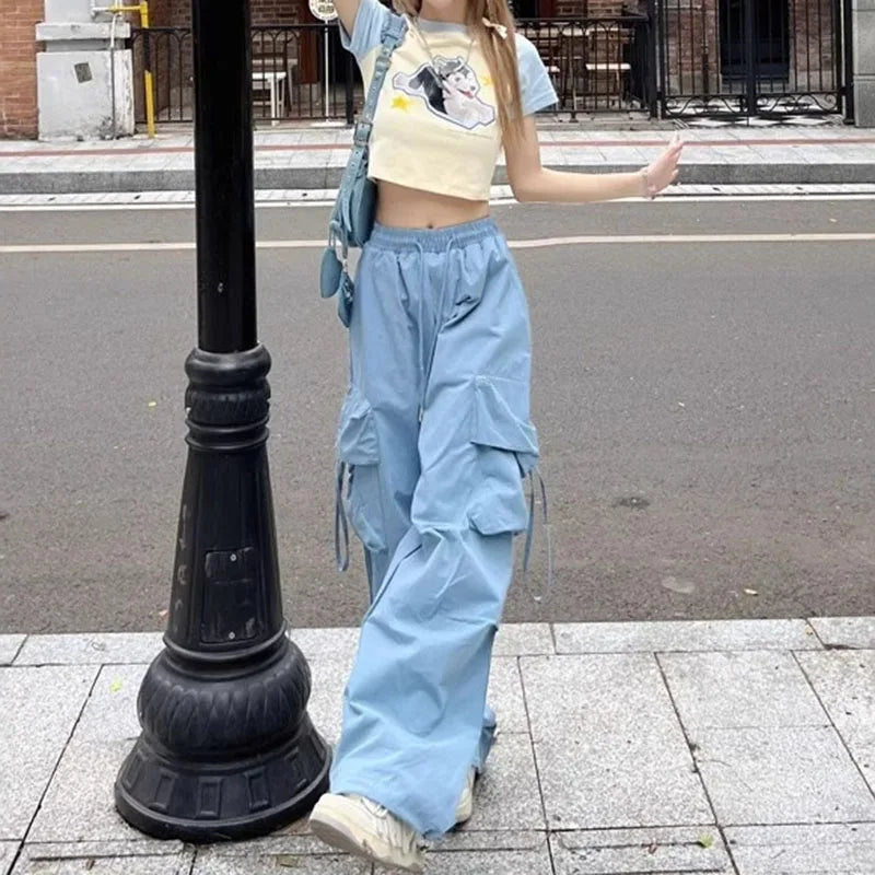 Retro High Street Baggy Pants