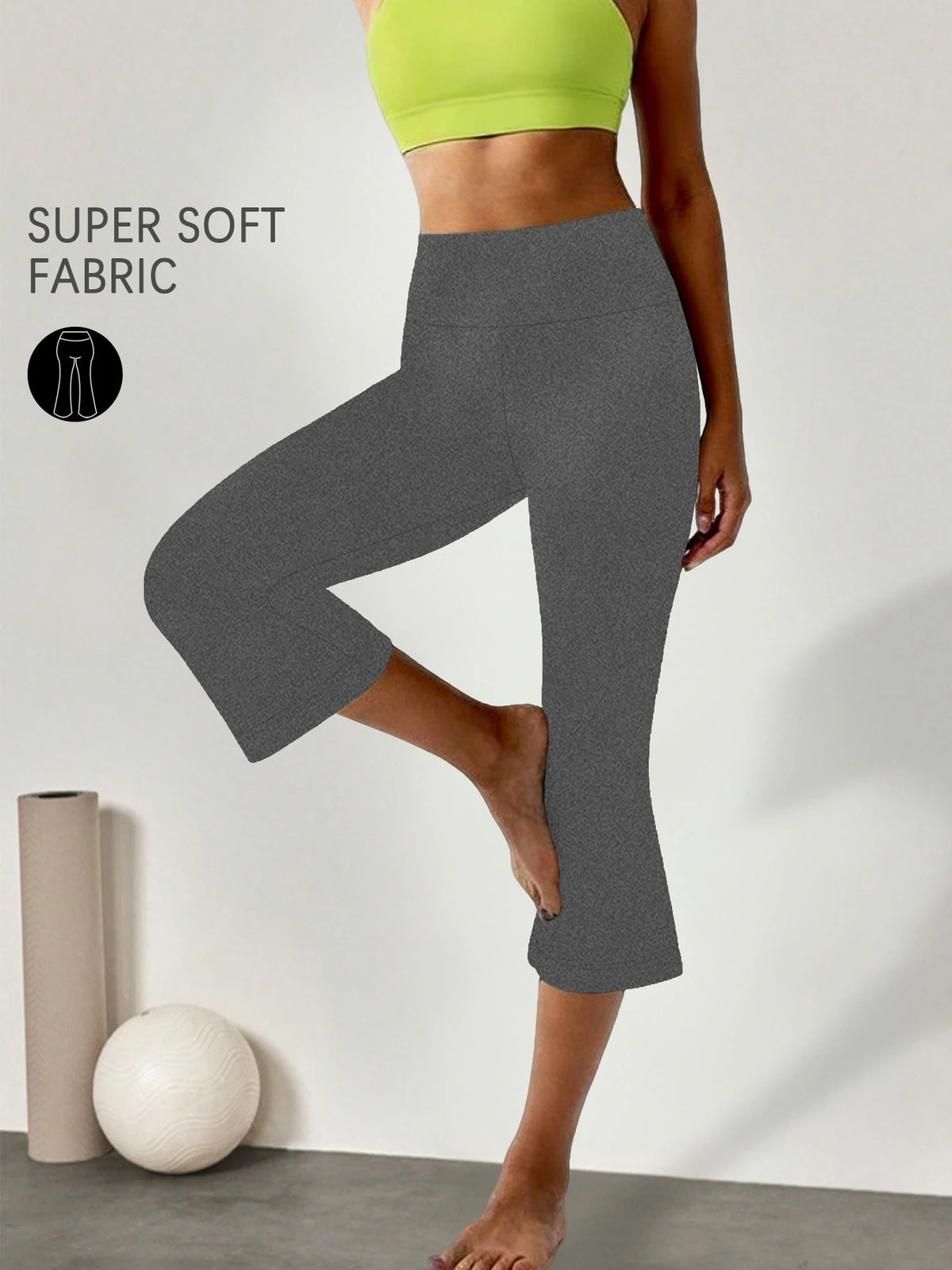 High Waisted Capri Pants