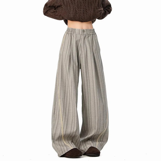 Striped Casual Pants Women's