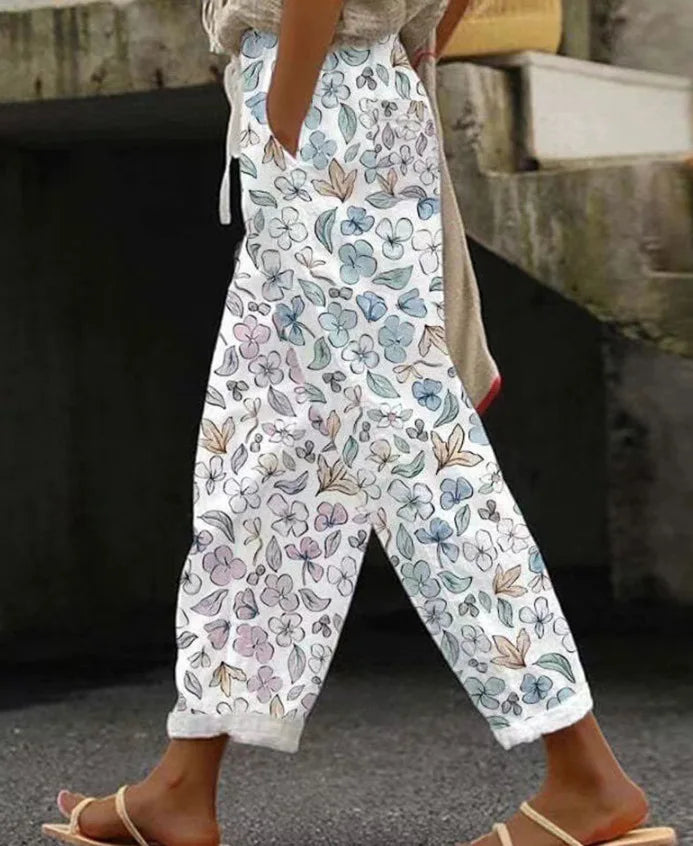 Ladies New Hot Plus Size Printed pants