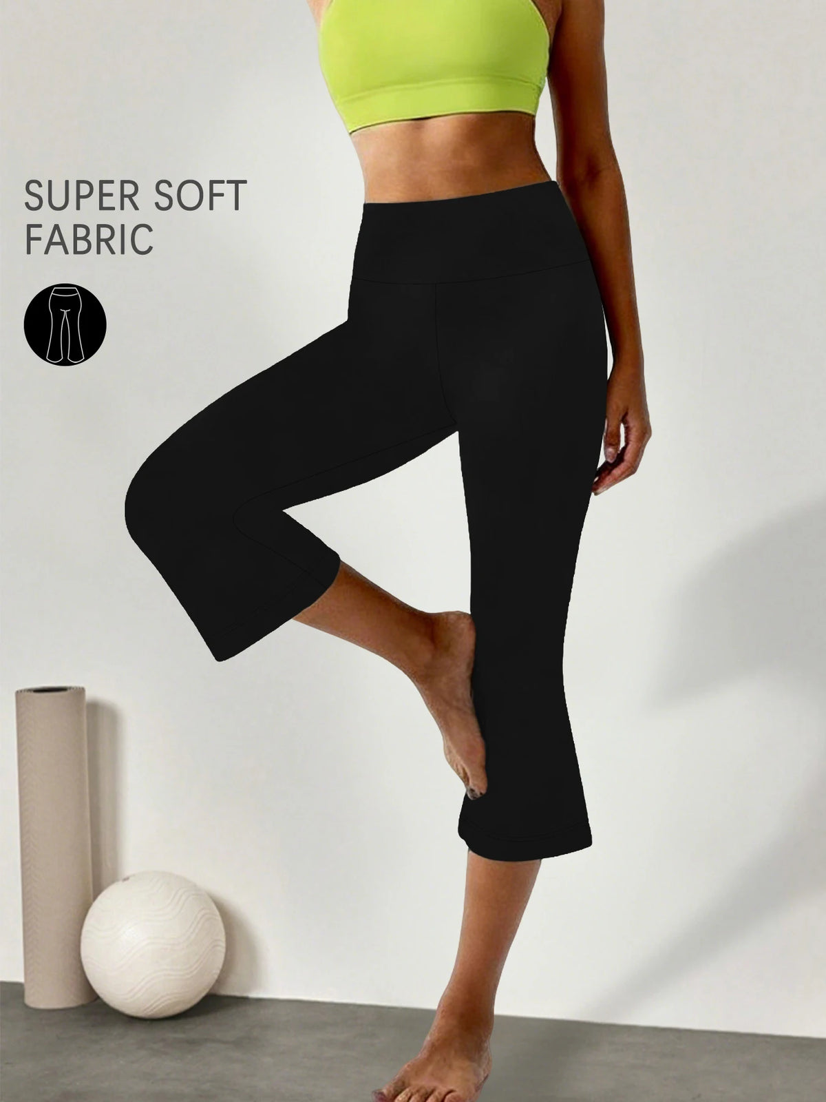 High Waisted Capri Pants