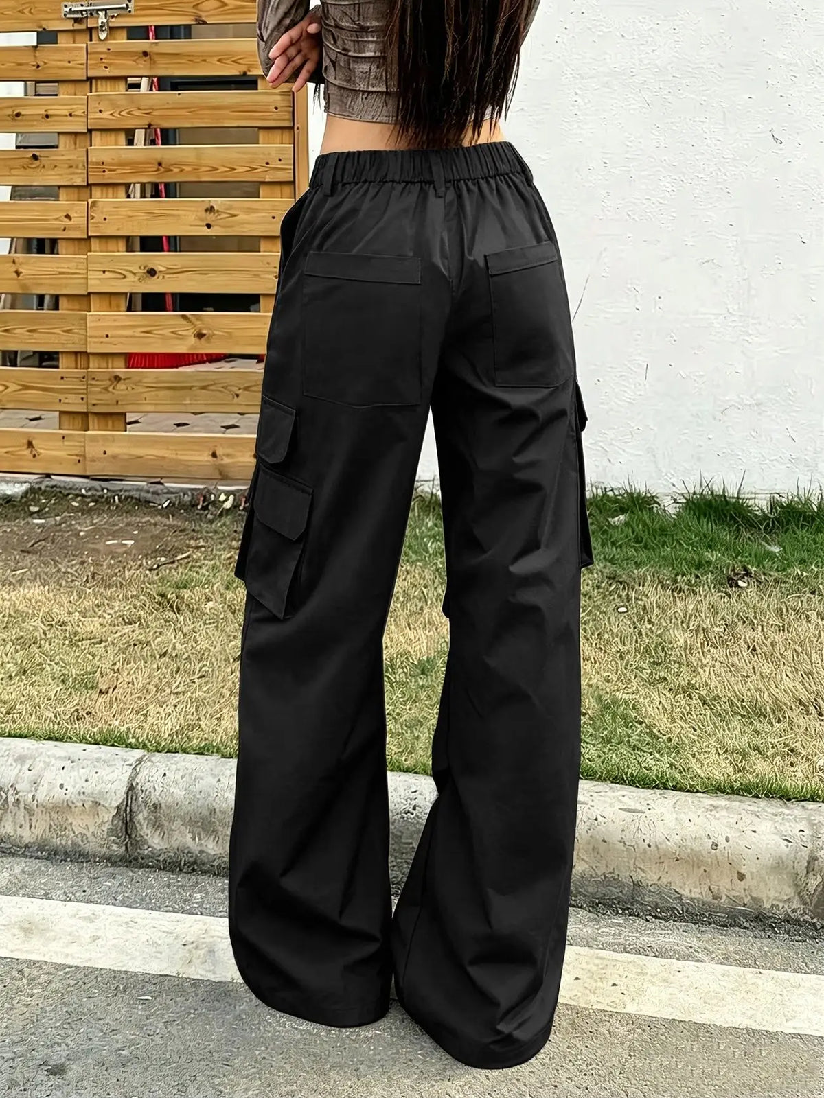 Women'S Palazzo Cargo Pants