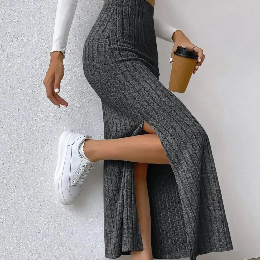 Fall Winter Skirt Knitted