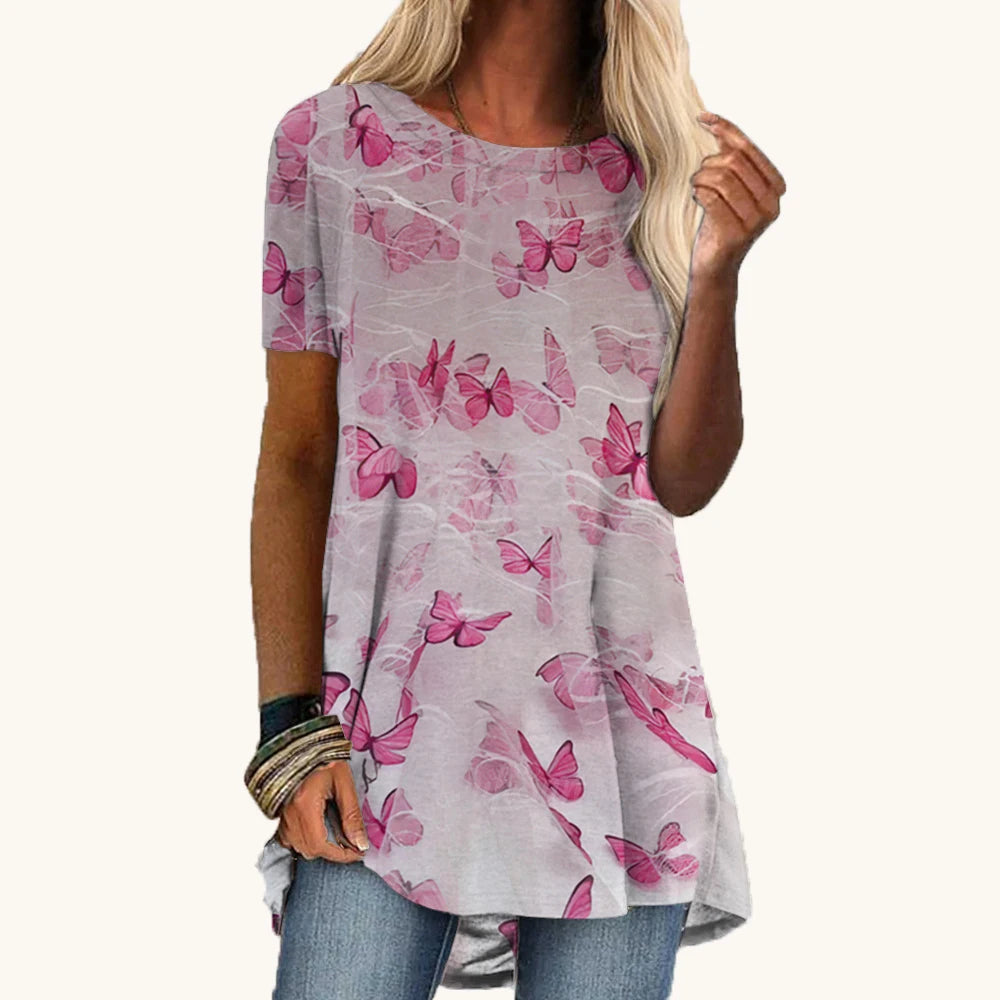 Floral T-Shirts Flower