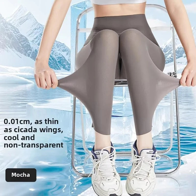 Summer Sunscreen High Waist Leggings