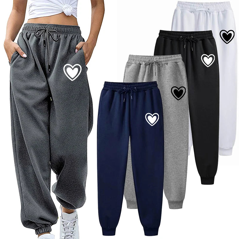 Women Pants Black Jogging Sweatpants Women Baggy Sports Pants
