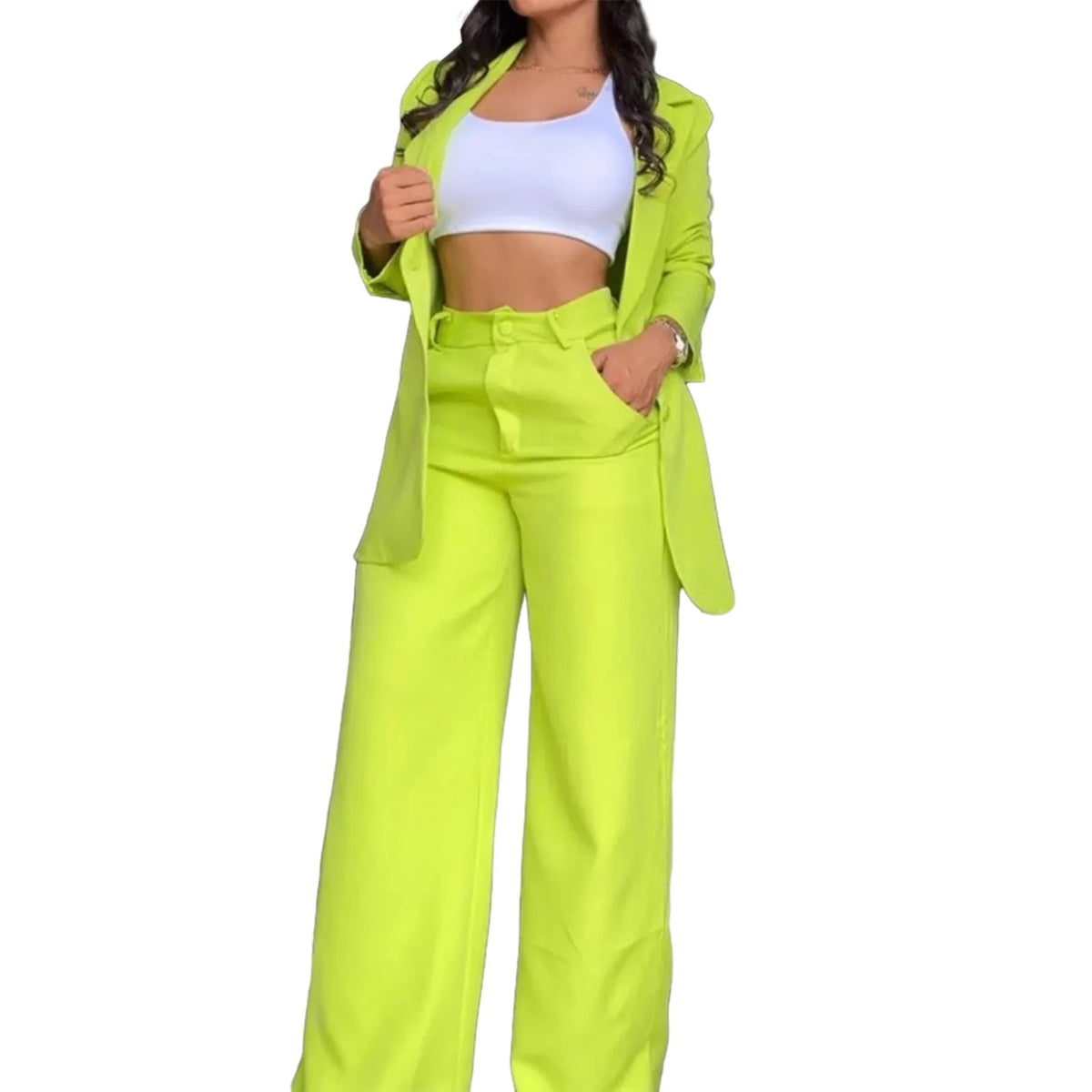 Sets for Women 2 Pieces Autumn Fashion Long Sleeve Blazer Sets