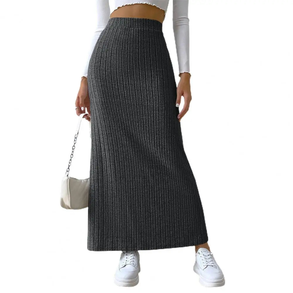 Fall Winter Skirt Knitted