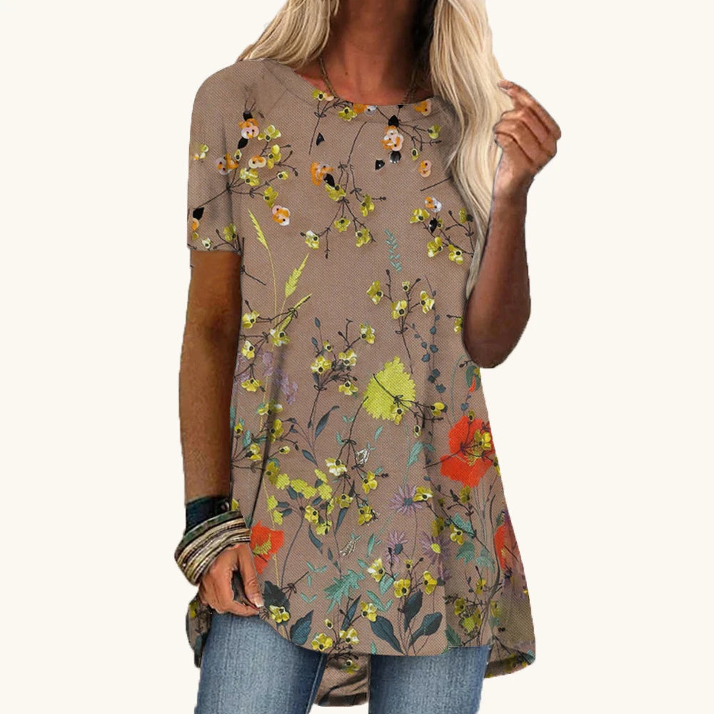 Floral T-Shirts Flower