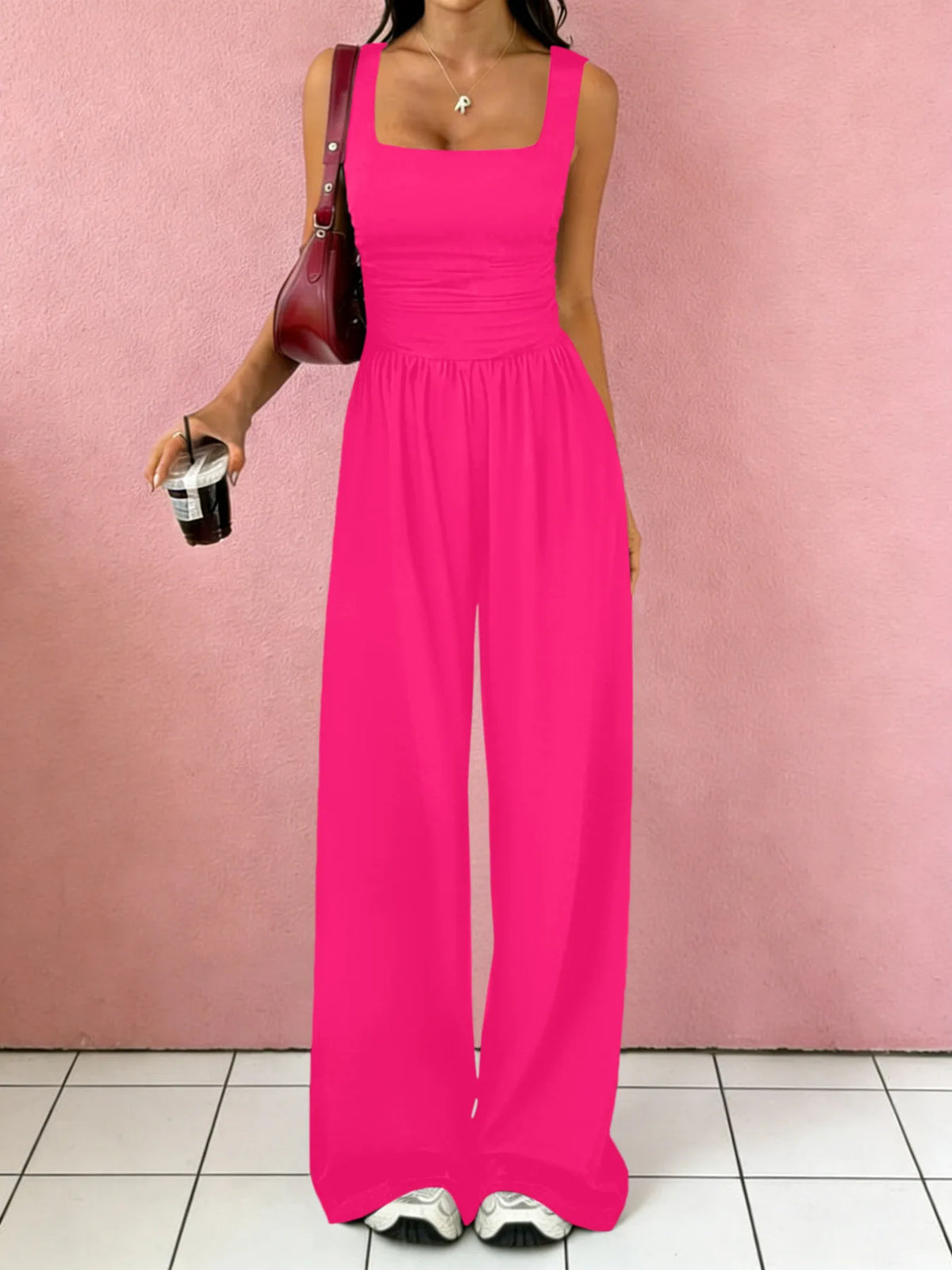 Women Two Piece Outfit Set Square
