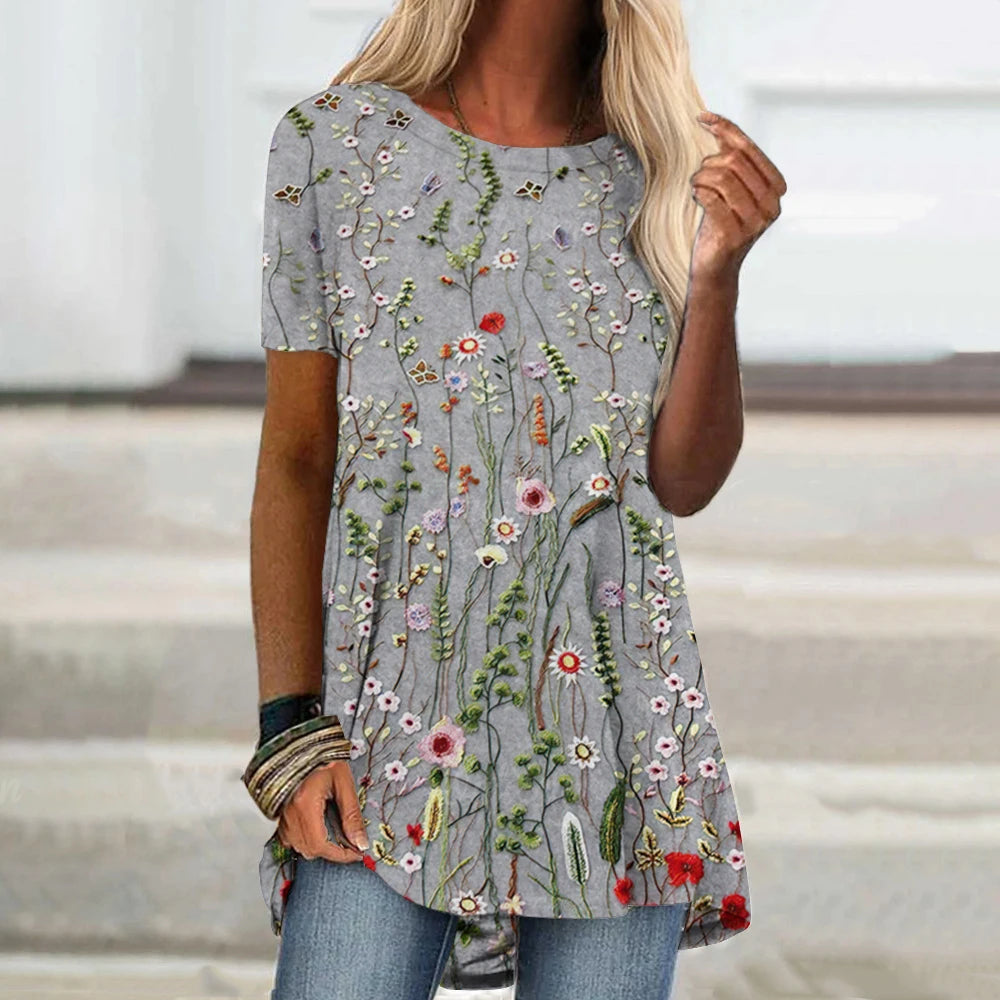 Floral T-Shirts Flower