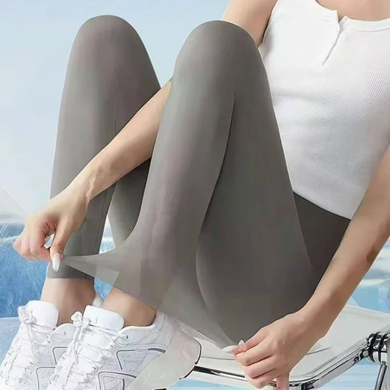 Summer Sunscreen High Waist Leggings