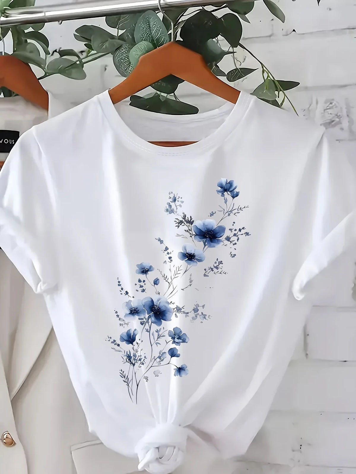 Women'S Floral Print T-Shirt