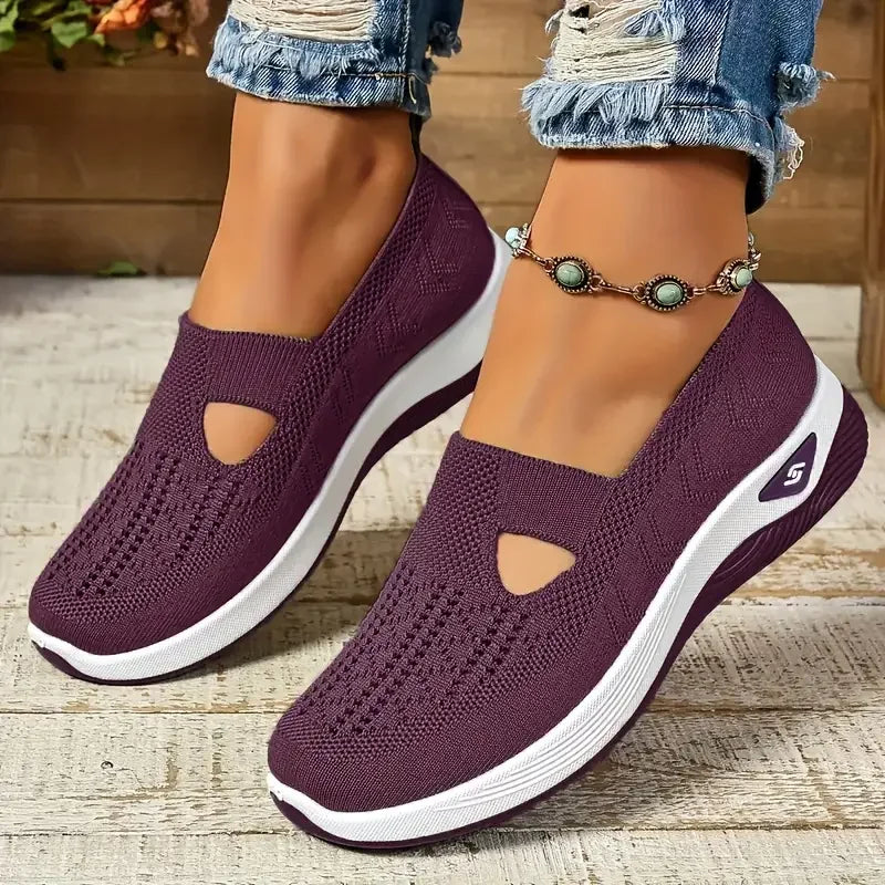 Women's shoes Solid Color Breathable Sneakers