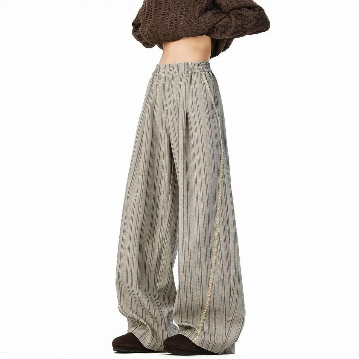 Striped Casual Pants Women's