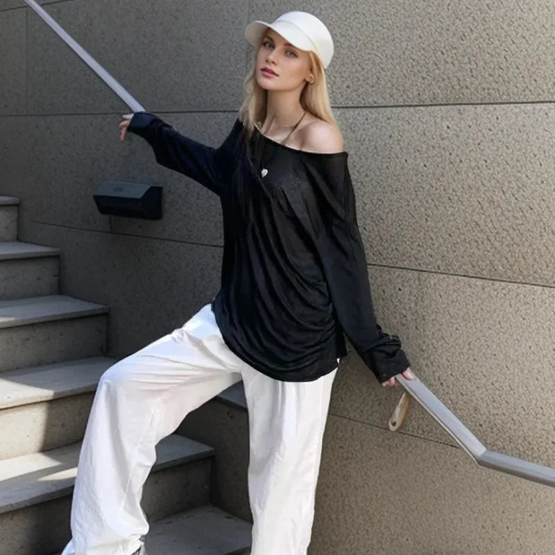 Sexy Sheer Baggy T-shirt