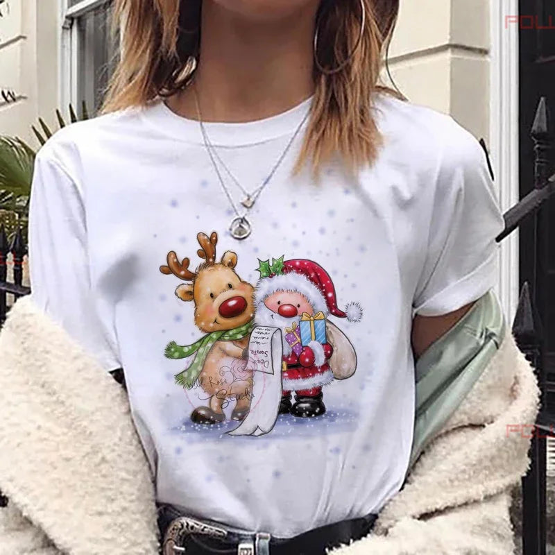New Santa Claus Women T Shirt