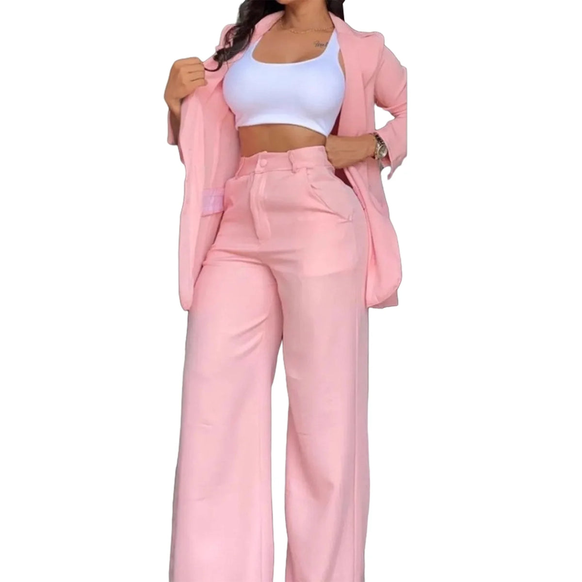 Sets for Women 2 Pieces Autumn Fashion Long Sleeve Blazer Sets