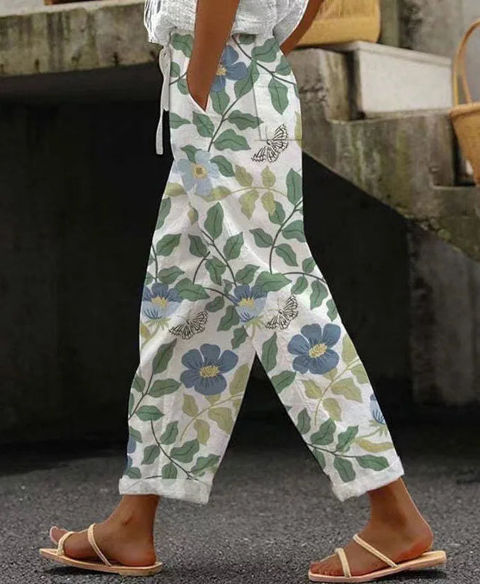 Ladies New Hot Plus Size Printed pants