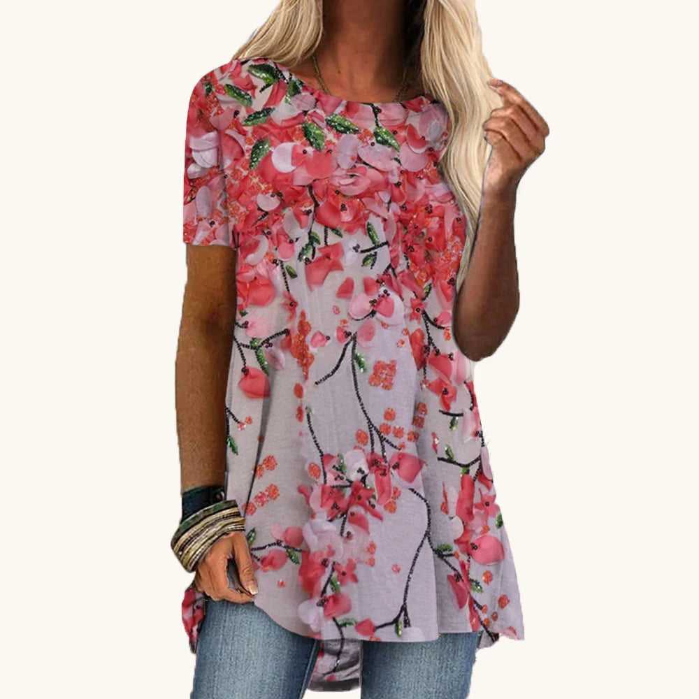 Floral T-Shirts Flower