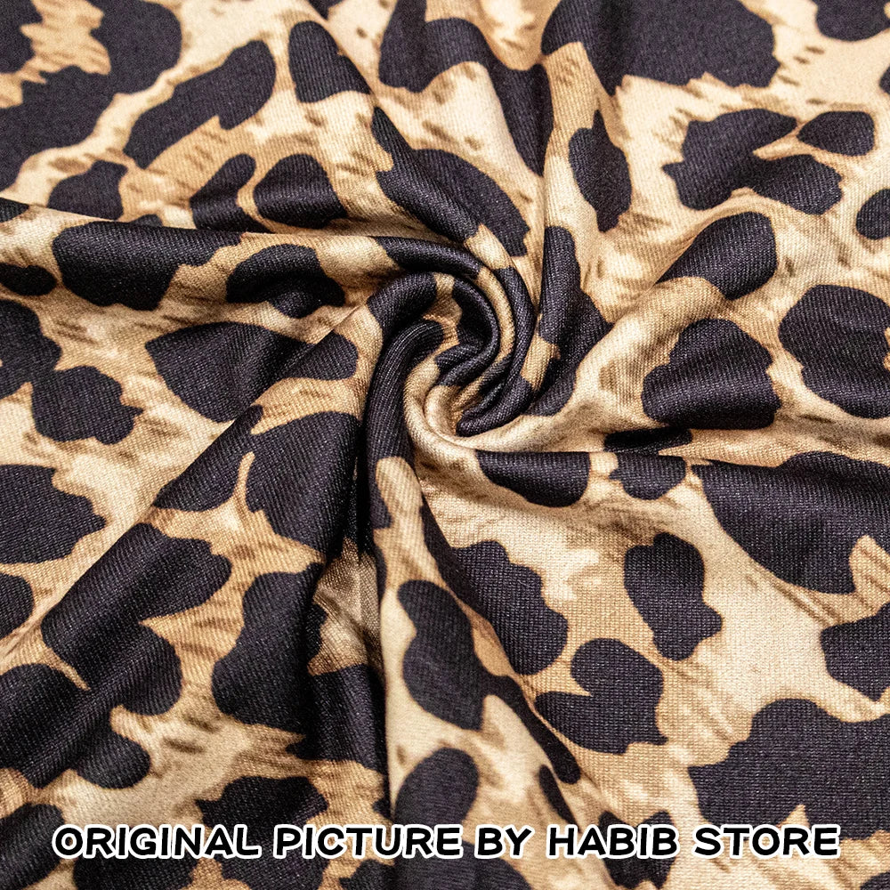 High Waist Leopard Print Flare Leggings Pants