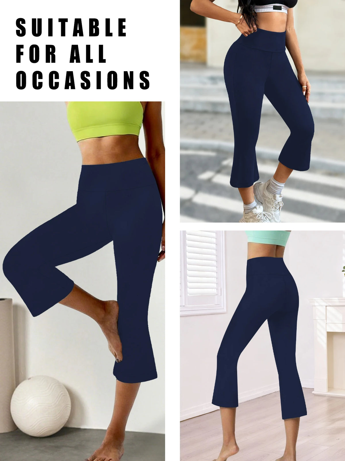 High Waisted Capri Pants