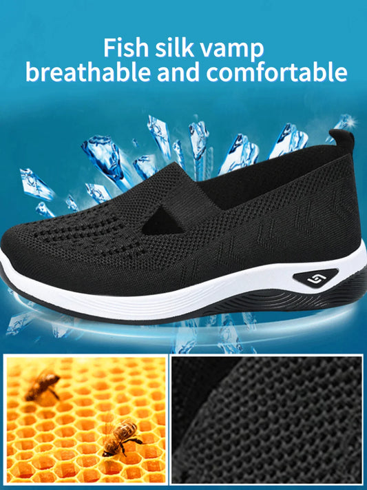 Women's shoes Solid Color Breathable Sneakers