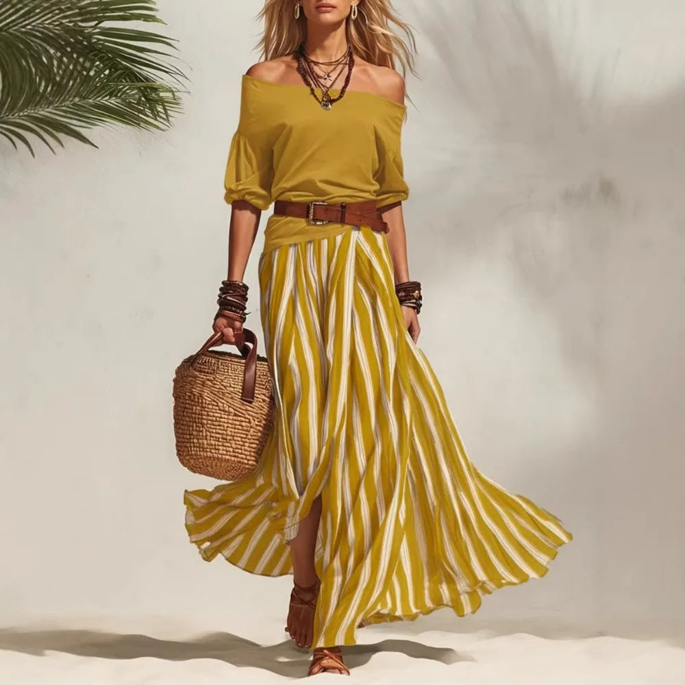 Women Multiple Colors Off Shoulder Puff Sleeve