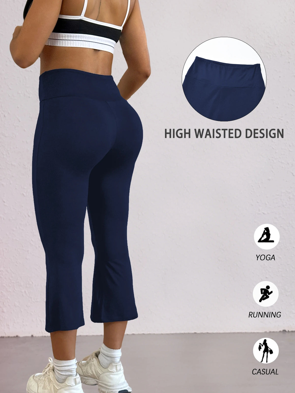 High Waisted Capri Pants