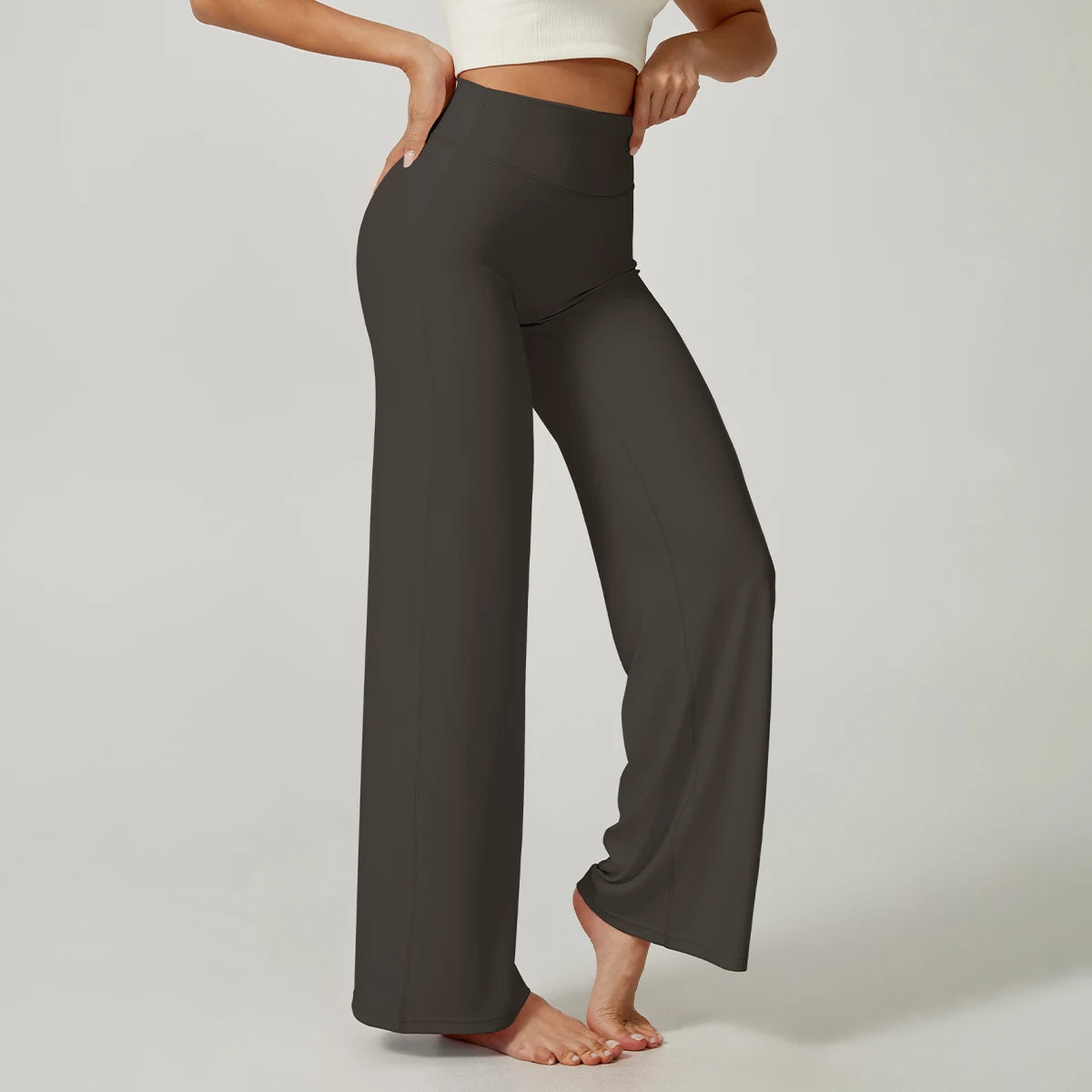 Women High Waist Wide Leg Yoga Pants