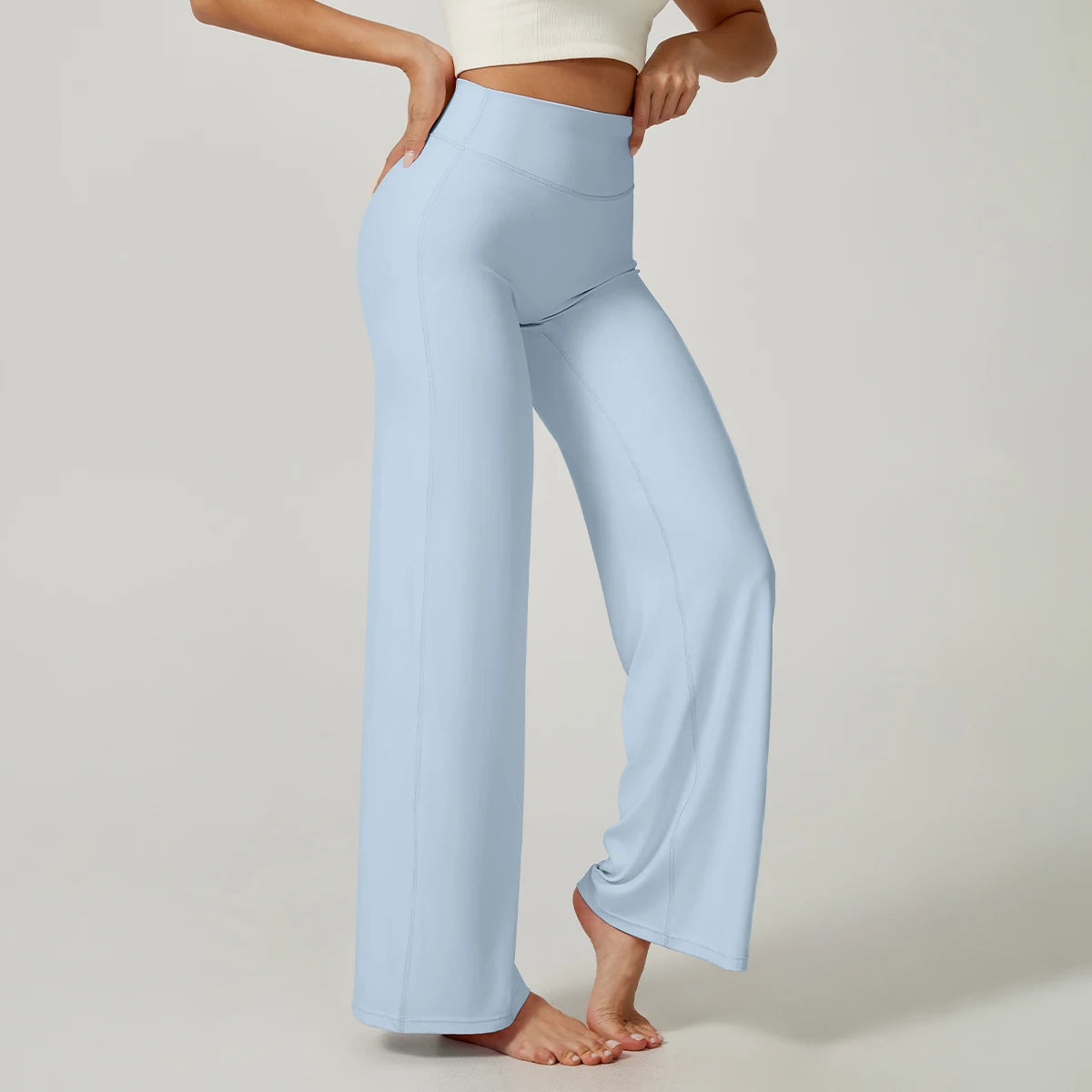 Women High Waist Wide Leg Yoga Pants