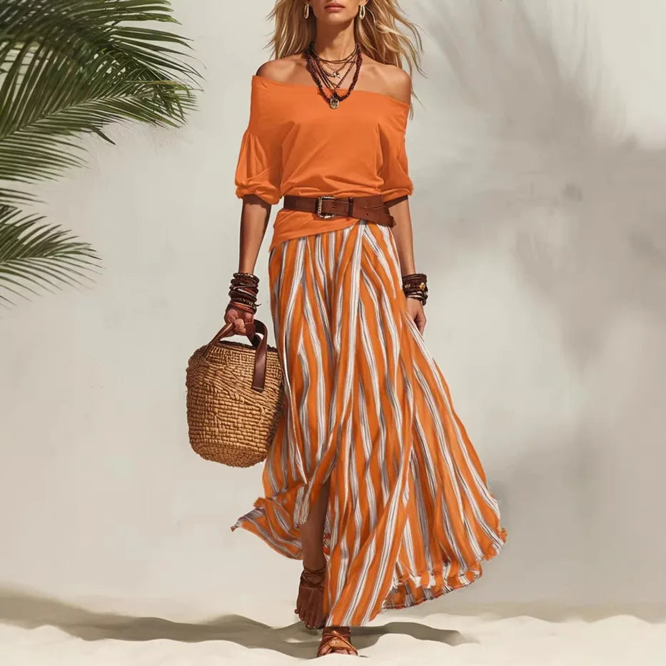 Women Multiple Colors Off Shoulder Puff Sleeve