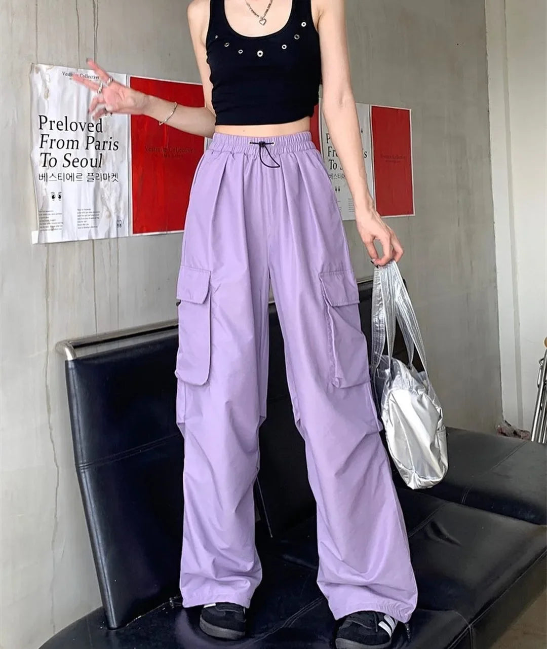 Women Casual Baggy Cargo Pants