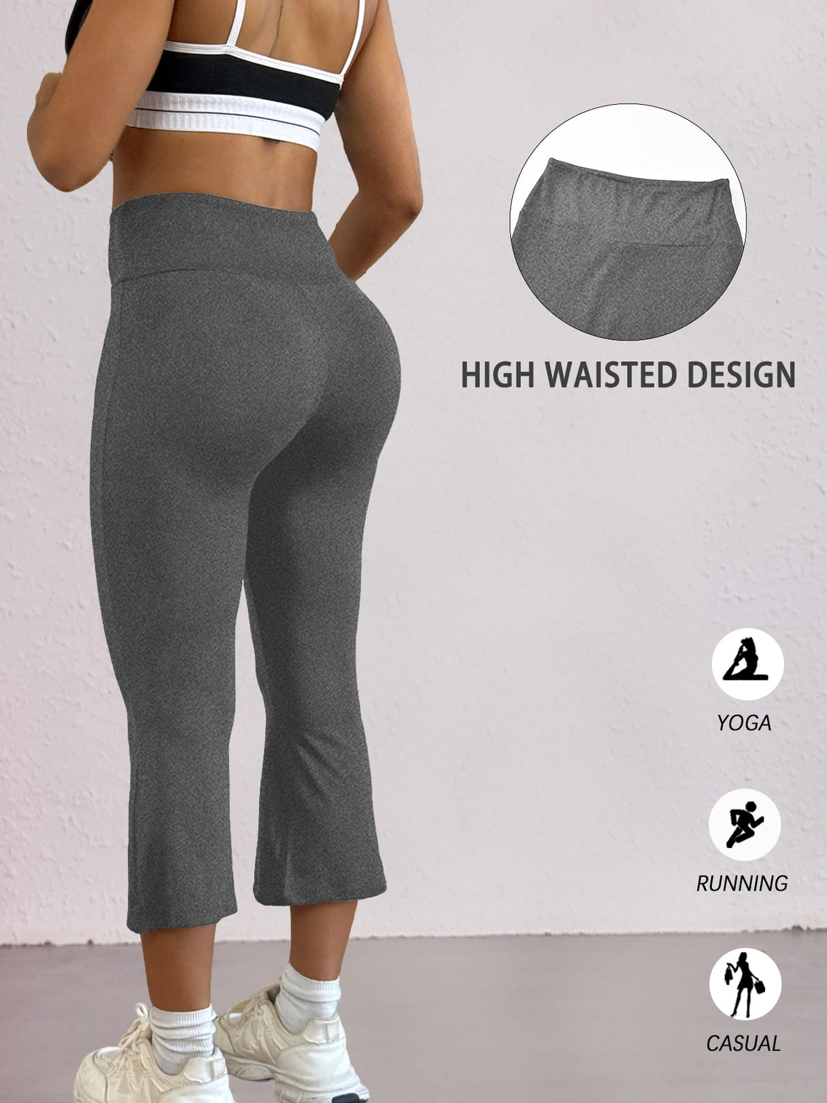 High Waisted Capri Pants