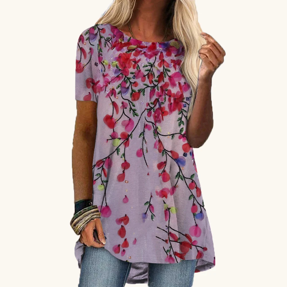 Floral T-Shirts Flower