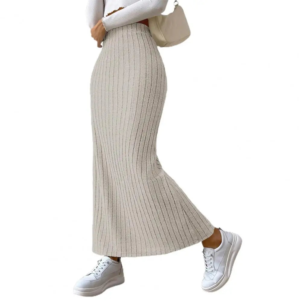 Fall Winter Skirt Knitted