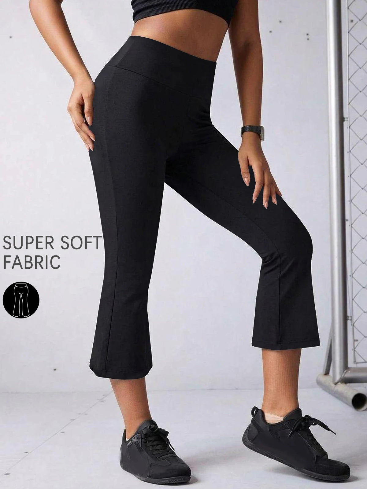 High Waisted Capri Pants