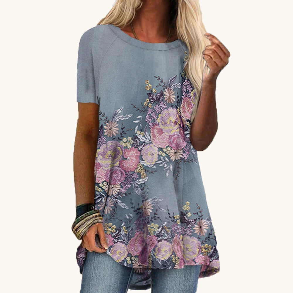 Floral T-Shirts Flower