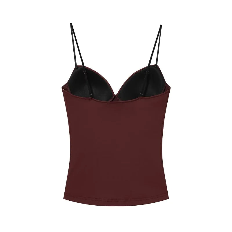 MUJER Sexy Corset Crop Top