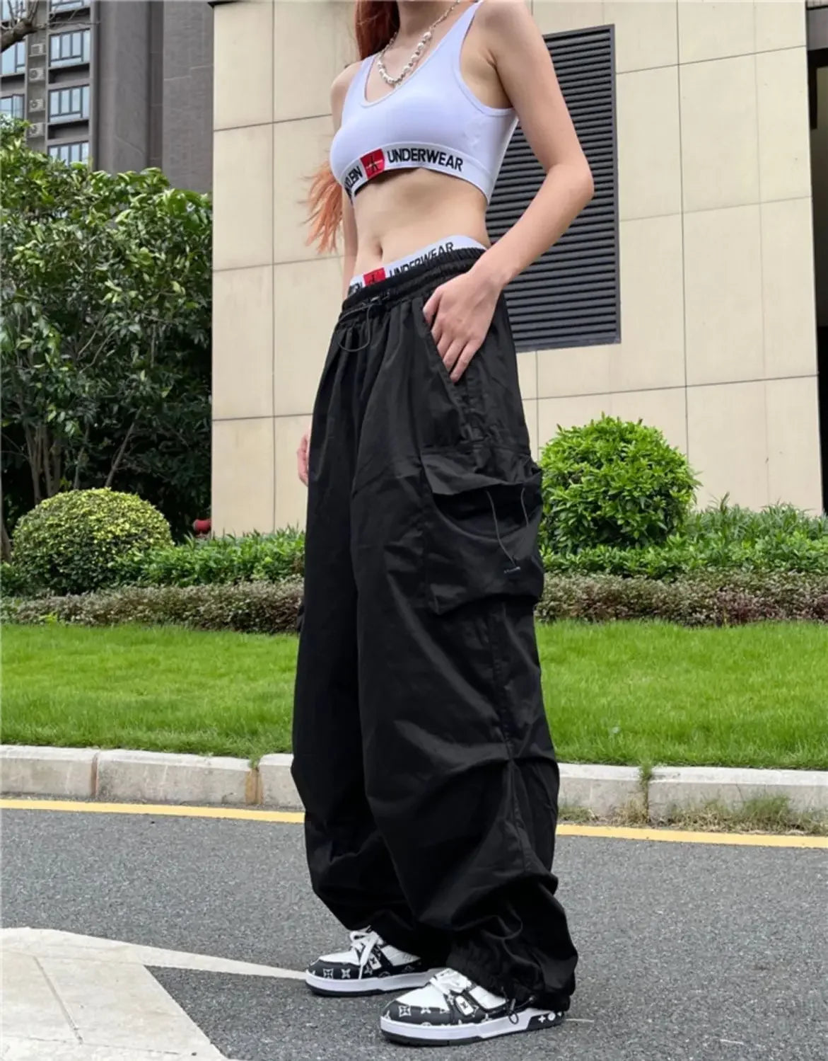 Women Casual Baggy Cargo Pants