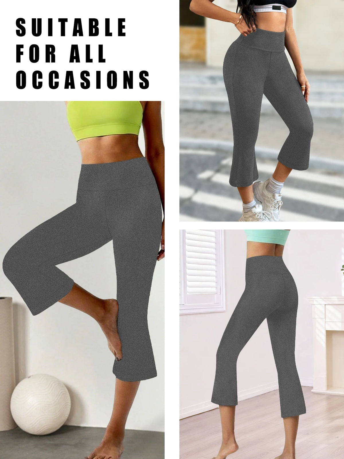High Waisted Capri Pants